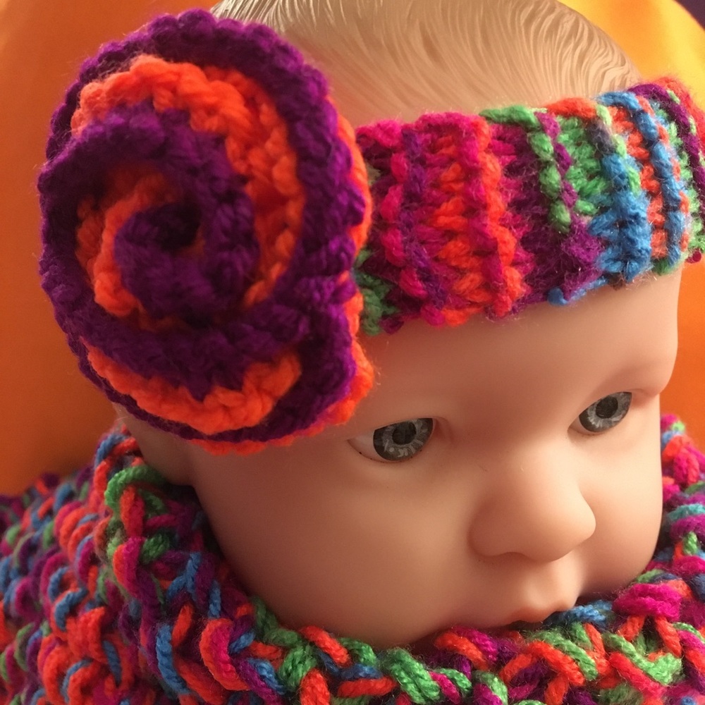 Hand knit Infant Afghan Set by NanaBee Knits